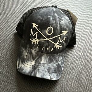 NWT Mom Life adjustable mesh hat OS